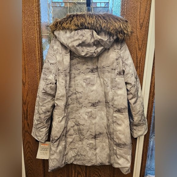Nwt Arctic Expedition Marble Color Down Winter Snow Jacket Large - Picture 8 of 8